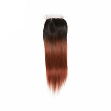 Copper Peruvian bundles (3 bundles + closure)