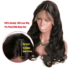 Brazilian body wave Remy lace front wig