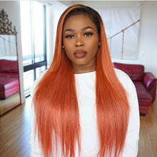 Copper blonde straight bundles (3 bundles + closure)