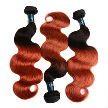 Copper blonde body wave (3 bundles + closure)