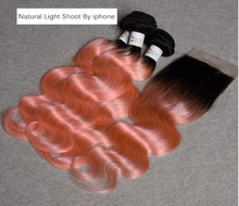 Ombre pink bundles why closure