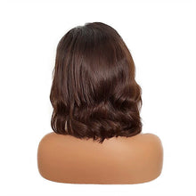 Ombre natural wave lace front bob wig