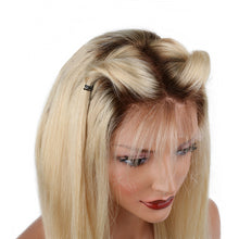 Ombre Blonde glueless lace front wig