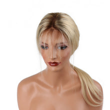Ombre Blonde glueless lace front wig