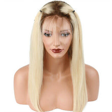 Ombre Blonde glueless lace front wig