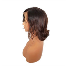 Ombre natural wave lace front bob wig