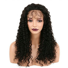 Deep wave lace front wig