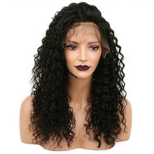 Deep wave lace front wig