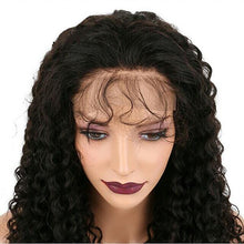 Deep wave lace front wig