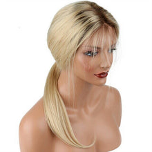 Ombre Blonde glueless lace front wig