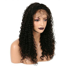 Deep wave lace front wig
